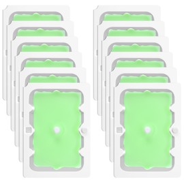 Qualirey 12 Pack Mouse Glue Trap, Super Sticky Traps Mouse Size for Mice and Rats, Pre-Scented, Non Toxic Mice Glue Boards, Rodent Sticky Pads Indoor for Home, Easy to Use, Pet Safe Pest Control