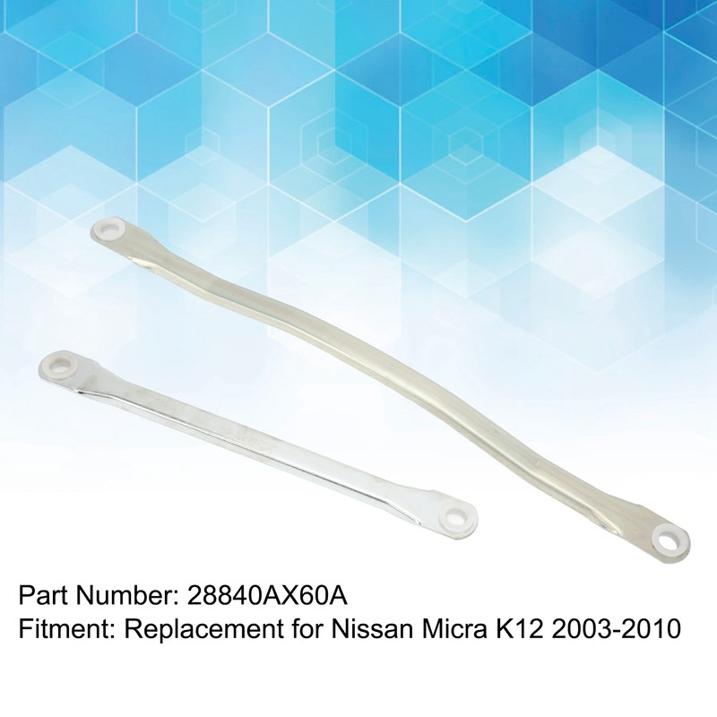 2pcs Windscreen Wiper Rod Linkage Repair Set 28840AX60A Replacement for