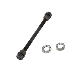 A ABSOPRO Bicycle 9.5 mm rear axle with 6 mm ball bearing replacement