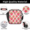 Eizlang Fruits Strawberries Insulated Lunch Bags Reusable Cooler Lunch Box