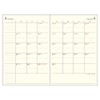Daigo 2026 Planner, Apoint, Monthly Block with Cover, B6, Blue,