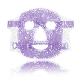 CatMoz Gel Face Mask, Cool and Cool, Skin Soothing, Eliminates Swelling, Hot and Cold Beauty Pack, Reusable 5 Colors (Purple)