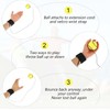 4 Pieces Wrist Return Ball, 2 Inch Rubber Rebound Ball