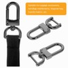 DACUAN 4pcs Metal Bolt Snap Buckles D Ring Swivel Lobster