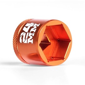 EXNAVI 24mm Bike Fork Topcap Socket Tool for RS MNT Fork and Hexagonal Damping Cap (3/8" Drive)