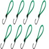 8PCS Bungee Cords with Hooks, Mini Bungee Cords, Rubber Short