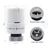 Vancoco Thermostatic Head, Thermostatic Complete Set, Corner Shape, Radiator Valve,