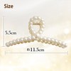 Herbeluemily Hair Clip Hair Claw Hair Accessories Barrette Pearl Bijou