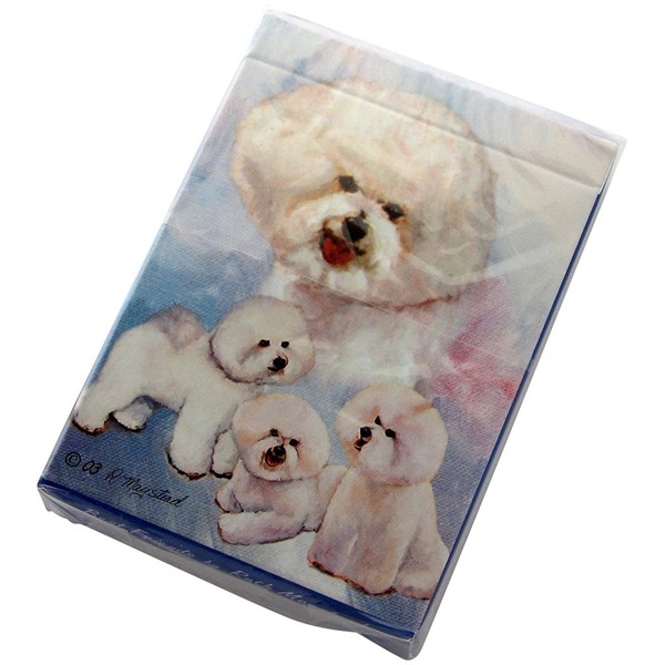 Bichon Frise Dog Playing Cards by Ruth Maystead