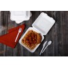 AmerCareRoyal Plant Starch and Polypropylene Unwrapped Disposable Forks for Restaurants
