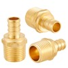 Lead-Free Brass 1/2" Pex Fittings,1/2 Pex Male Adapter, PEX 1/2"
