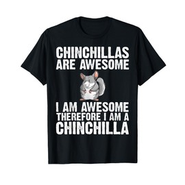 Cool Chinchilla For Men Women Animal Lover Rodent Zookeeper T-Shirt