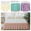 apott Pink Bed Skirt Wrap Around Bedskirt Dust Ruffle 14