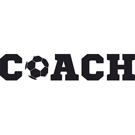 SEC Apparel Coach Iron On Patches for Clothing Patch Decal Transfer Letters Soccer