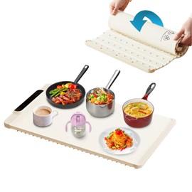 Countertop Food Warmer Pad - Adjustable Temperature Buffet Warming Tray, Waterproof Heating Pad for Party, Catering, Home Use | Portable Electric Food Warmer for Warming Food (White)