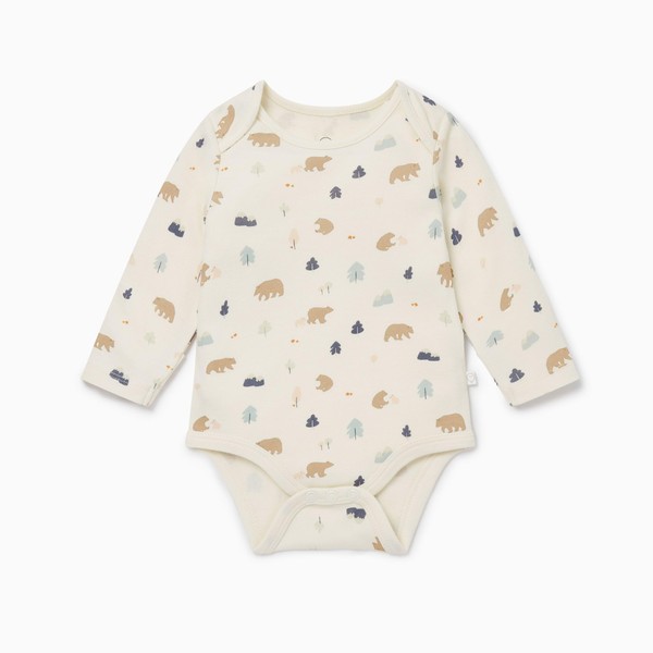 MORI Boys and Girls Pyjamas in Bear Print - Soft