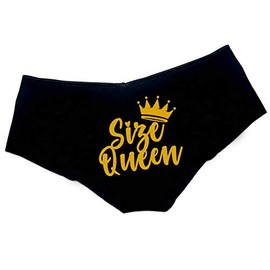 HAS Size Queen Fun Womens Funny Underwear Hipster Panty (Yellow, x_l)