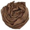 woogwin Women's Cotton Scarves Lady Light Soft Fashion Solid Scarf