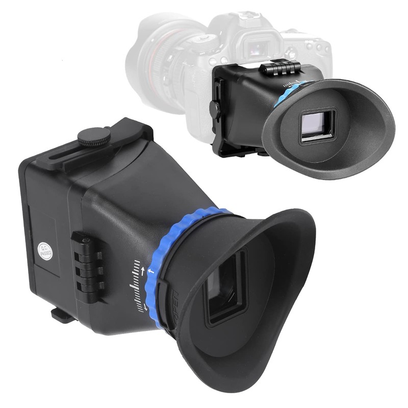Camera Viewfinder,ST‑1 Camera Screen Viewfinder,SLR Magnifier Viewfinder for Camera Camcorder
