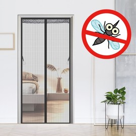 Self-screening screen, detachable entrance screen, single-person mosquito net attached to the door 3size black stand