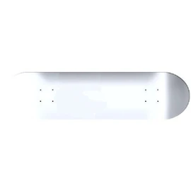 MOOSE Blank SKATEBOARD DECK 7.5" DPD WHITE Skateboards