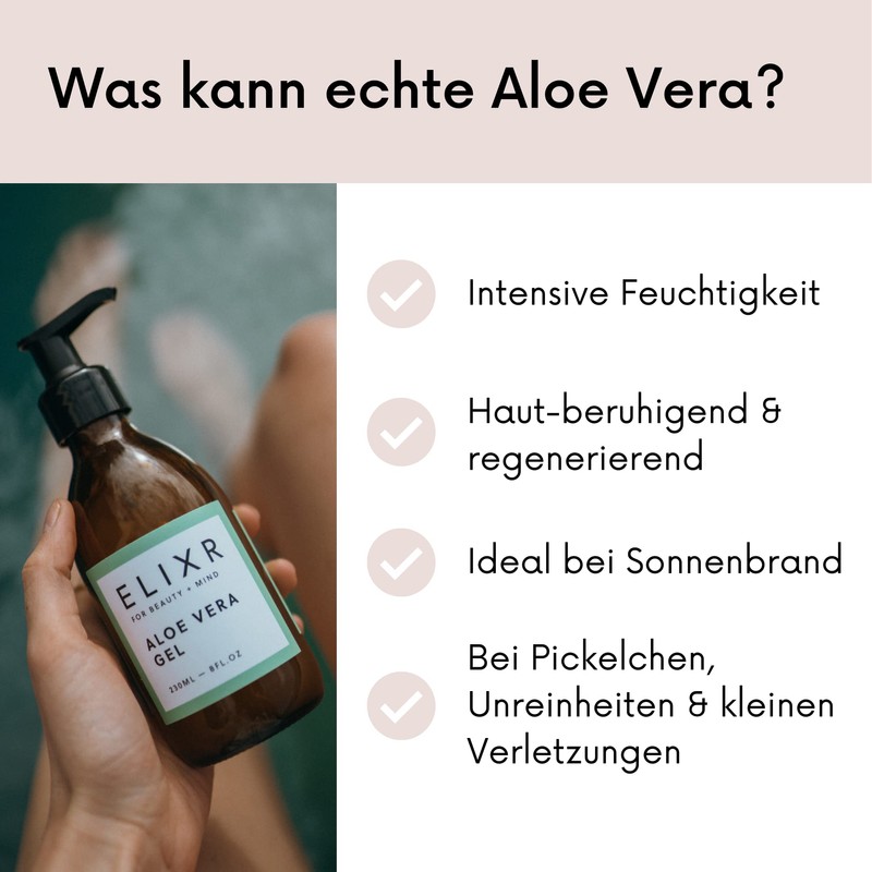 Elixr Organic Aloe Vera Gel I 100% Natural & Pure
