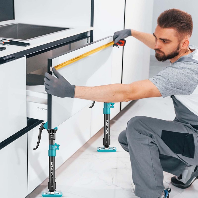 MAXENIKIT Third Hand Support Pole Heavy Duty, Cabinet Jacks for