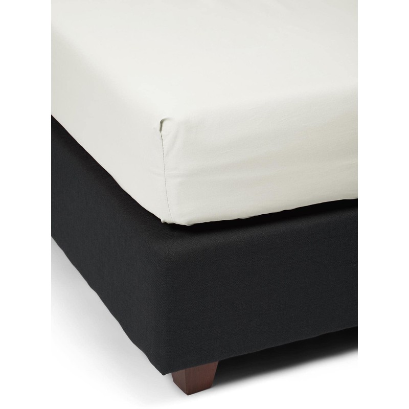 Essenza Premium Percale Oyster Fitted Sheet 160 x 200 cm