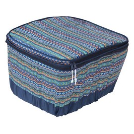 川住製作所(Kawasumi Seisakusyo) 自転車 2段式後カゴカバー モダンアートシリーズ K-NB6 ネイティブブルー