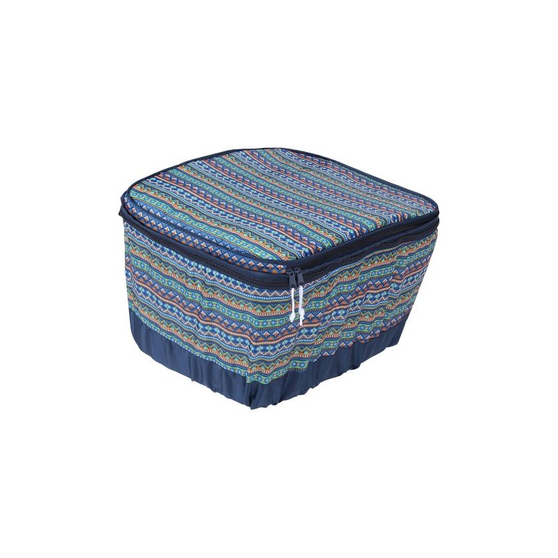 川住製作所(Kawasumi Seisakusyo) 自転車 2段式後カゴカバー モダンアートシリーズ K-NB6 ネイティブブルー