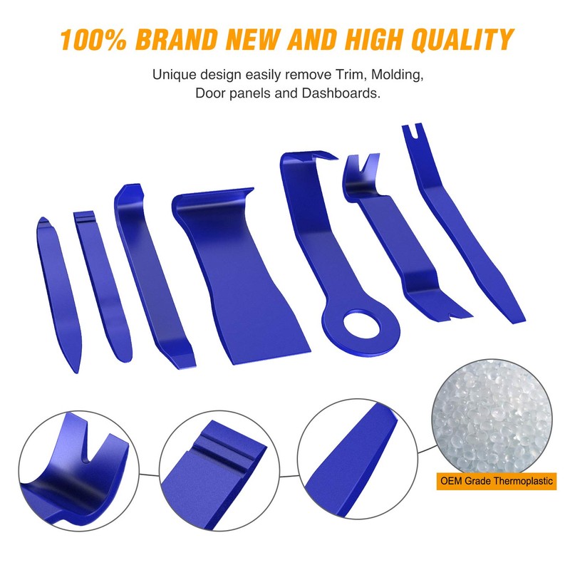GOOACC GRC-90 Set 8PCS Auto Trim Scratch Removal Tool Car