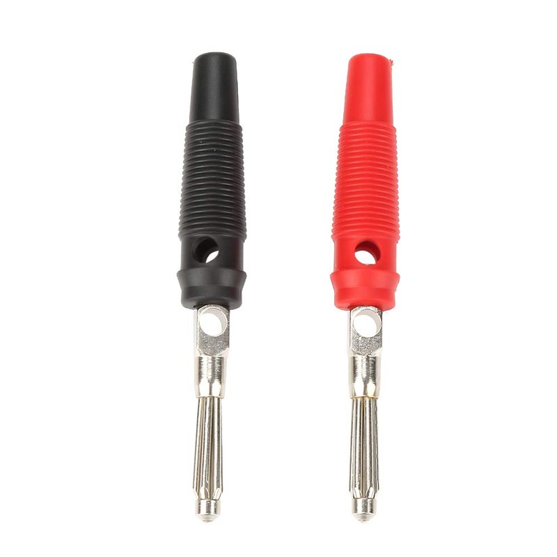Akozon P3008 10PCS 4mm Banana Plug Jack For Speaker Amplifier