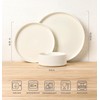 TheTerra Ceramic Dinnerware Sets for 4, 12 Pieces Porcelain Lightweight