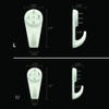 Concrete Wall Hooks，25pcs Invisible Nail Hangers, No Damage Picture Hanger