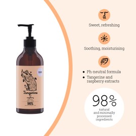 YOPE Natural Hand Wash | Tangerine Extract | Provitamin B5 | Neutral pH | Moisturising | Soothing | Tangerine and Raspberry 500 ml