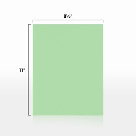 LUXPaper 8.5" x 11" Cardstock | Letter Size | Pastel Green | 65lb. Cover | 500 Qty