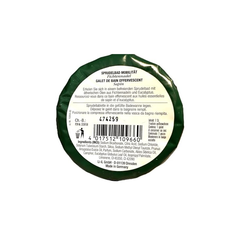 Dresdner Essenz Bubble Bath Mobility Spruce Needle Traditional Natural Essential