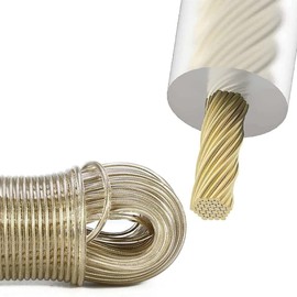 WARESHARK 20m Extra Heavy Duty Strong Steel Core Washing Rope Line Laundry Clothes Lines Thick & Strong Cloth, Washing Line Garden Outdoor Clothes Line Rope