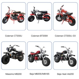 YOXUFA #40 41 420 Chain Sprocket Mini Bike Rear Sprocket 60T 40mm Bore for Coleman Mini Bike CT200U BT200X CT200U-EX Baja Warrior Massimo MB165 MB200 Axis M200 196cc 200cc 6.5hp Powersports Parts