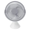 Mini Desk Fan with Hook USB Rechargeable 3 Speeds Wind