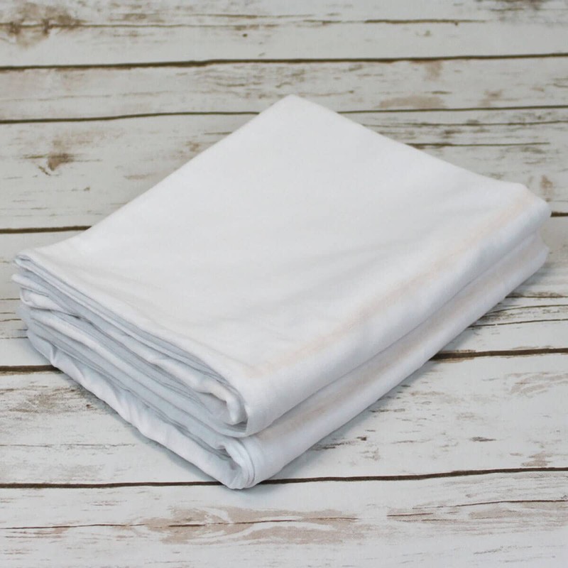 Interfit Knitted Fitted Stretch Pillowcases (Pair) Housewife Style Fold Over