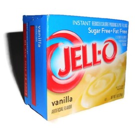 Jell-O Vanilla Sugar-Free Instant Pudding & Pie Filling (4-Pack)