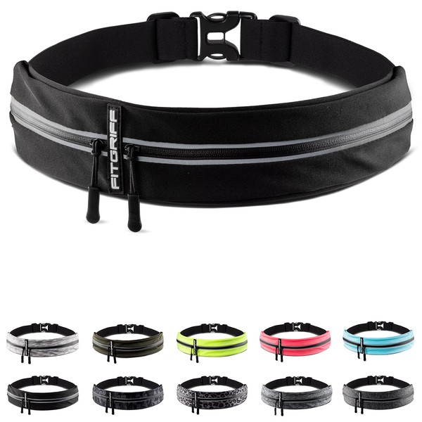Fitgriff Running Belt for Men & Women - Secure Jogging