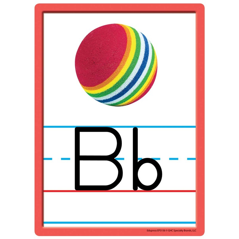 Edupress Alphabet and Numbers Accents, Pack of 36 Multicolored 6"