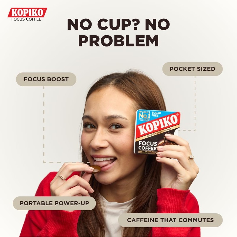 Kopiko Focus Coffee Candy – Have 80mg Caffeine per 2