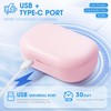 Portable Contact Lens Cleaner with Blue Light,LXIANGN Rechargeable Contact Lens