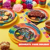 JOYIN 82PCS Fiesta Tableware Set, Mexican Party Supplies Packs for