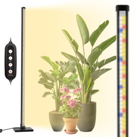 Grow Light with Auto-Timer, Hanging and Standing Grow Lights for Indoor Plants,3 Light Modes, Detachable Full Spectrum Plant Lights for Wide Area Coverage in Indoor Plants (45 in)