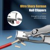 German Nail Clippers for Men, 2024 New Ultra Sharp Stainless