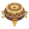 Trinket Incense Burner with Lid Handcraft Antique Polished Process for